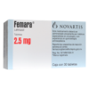 FEMARA 2.5MG novartis