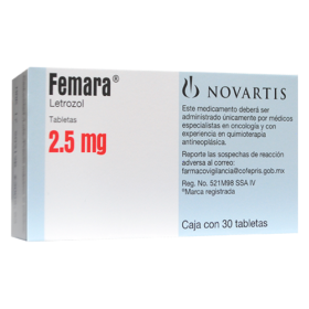 FEMARA 2.5MG novartis