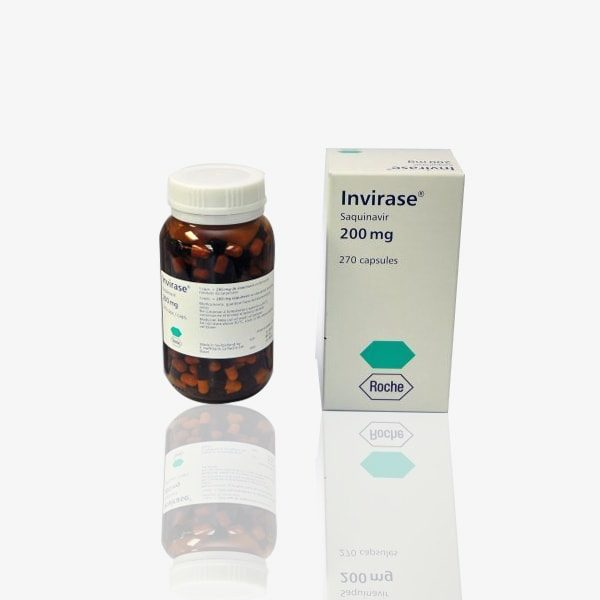 Invirase Saquinavir 200 mg Capsules