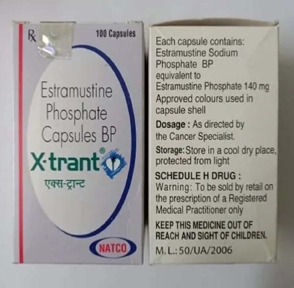 X Trant Estramustine 140 Mg Capsules (2)