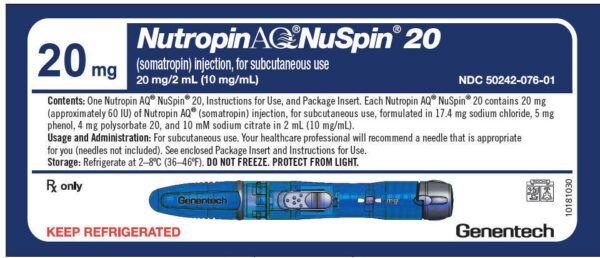 nutropin aq nuspin 20