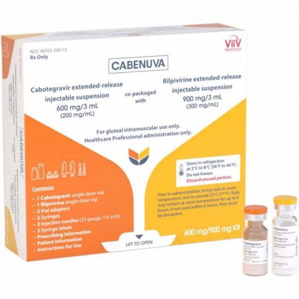 Cabenuva cabotegravir rilpivirine