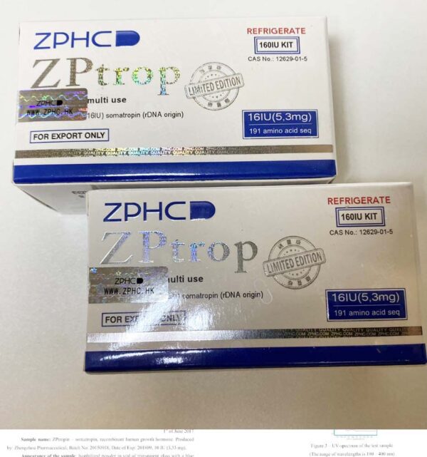 Zptropin ZPHC HGH 160 IU Kit (3)