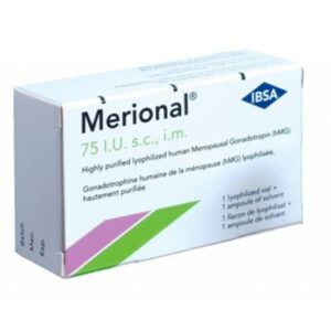 Buy MERIONAL (HUMAN MENOPAUSAL GONADOTROPIN) 75IU Online - Image 1